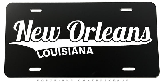 New Orleans Louisiana Auto Metal License Plate - OwnTheAvenue