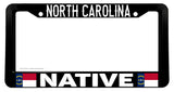 North Carolina Native Flag Car Truck Auto License Plate Frame
