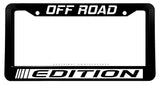 Off Road Edition Truck Lifted Auto Black V01 License Plate Frame - OwnTheAvenue