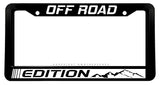 Off Road Edition Mountains Truck Lifted Auto Black License Plate Frame - OwnTheAvenue