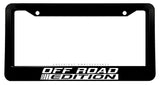 Off Road Edition Truck Lifted Auto Black License Plate Frame - OwnTheAvenue