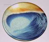 Ocean Sunset Wave Barrel Surf Iron On Patch