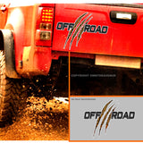 Off Road Claw Trees Forest Rugged Lifted Truck Vinyl Decal Sticker