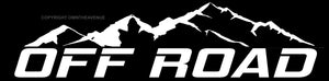 Off Road Truck Buggy 4x4 Desert Mountains Window Bumper Sticker Decal 7.5" V01