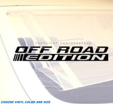 Off Road Edition Car Truck Lifted SUV Auto Vinyl Sticker Decal - OwnTheAvenue