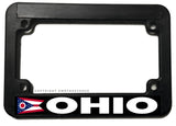 Ohio Flag Motorcycle License Plate Frame - OwnTheAvenue