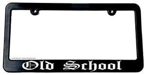 Old School Low Rider Drag Drift Drifting Racing JDM Slim License Plate Frame - OwnTheAvenue