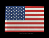 2 Pack - USA American Flag / Flags - 5.5" x 8.1" Inches Each