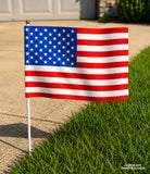 2 Pack - USA American Flag / Flags - 5.5" x 8.1" Inches Each