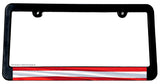 Austria World Country Flag Wavey Style License Plate Frame - OwnTheAvenue