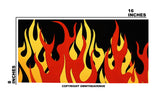 Universal Fit Flames Fire Vinyl Skin Wrap Sticker For Hand Held Gaming Console - OwnTheAvenue