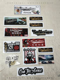 OwnTheAvenueTM JDM Drifting Racing Kanji Japanese 13 Pack Lot Sticker Decals - OwnTheAvenue