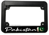 Pakistan Pakistani Vintage Style Flag Racing Motorcycle License Plate Frame - OwnTheAvenue
