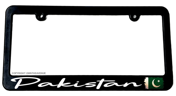 Pakistan Pakistani Vintage Style Racing Drifting Slim License Plate Frame - OwnTheAvenue