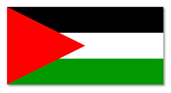 Palestine Country Flag Car Truck Window Bumper Laptop Cup Cooler Sticker Decal