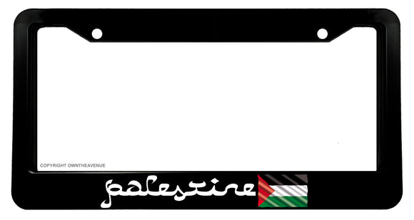 Palestine Flag Country PS PSE Model V01 License Plate Frame - OwnTheAvenue