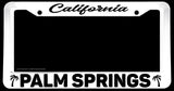 Palm Springs California White License Plate Frame - OwnTheAvenue