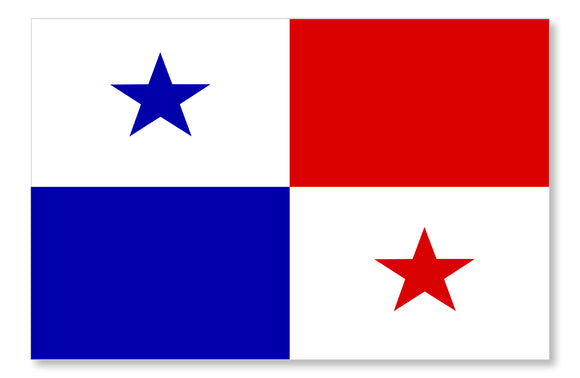 Panama Country Flag Car Truck Window Laptop Cup Cooler Vinyl Sticker Decal 4
