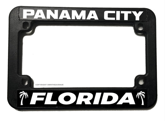 Panama City Florida Motorcycle License Plate Frame