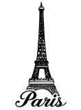 x2 Eiffel Tower Paris France Souvenir Car Truck Laptop Vinyl Sticker Decal 4.75"