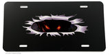 Peeking Monster Funny Joke Evil JDM License Plate Cover - OwnTheAvenue