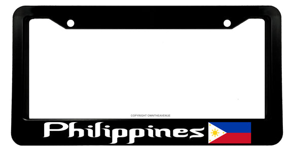 Philippines Philippine Filipino Flag Car Truck License Plate Frame - OwnTheAvenue
