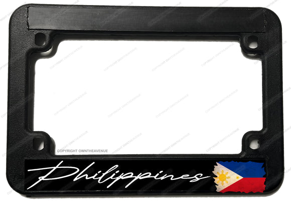 Philippines Filipino Racing Vintage Style Motorcycle License Plate Frame
