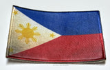 Philippines Flag Vintage Style Iron On Patch