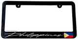 Philippines Vintage Style Flag Racing Drift Slim V01 License Plate Frame - OwnTheAvenue
