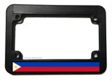 Philippines Filipino World Country Flag V02 Motorcycle License Plate Frame - OwnTheAvenue
