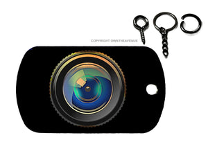 Photographer Camera Lens Necklace Keychain Tag - OwnTheAvenue