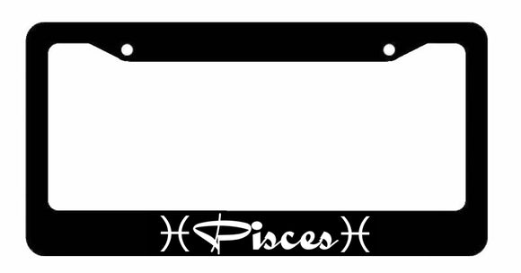 Pisces Zodiac Sign Astrological Astrology Car Truck License Plate Frame - OwnTheAvenue