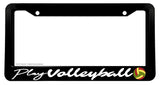 Play Volleyball Sports Outdoors Beach Ocean Car Truck License Plate Frame