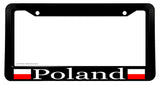 Poland Polish Flag Car Truck License Plate Frame Model-84763 - OwnTheAvenue