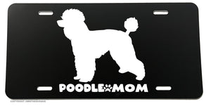 Poodle Mom Dog Pet Love Car Truck Auto License Plate Cover - OwnTheAvenue