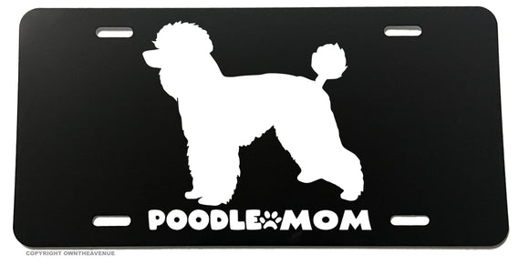 Poodle Mom Dog Pet Love Car Truck Auto License Plate Cover - OwnTheAvenue
