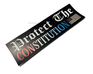 Protect The Constitution USA American Flag Patriot Sticker Decal 6"