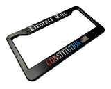 Protect The Constitution Patriotic USA America American License Plate Frame