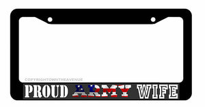 Army Proud Wife Car Truck License Plate Frame