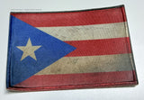 Puerto Rico World Country Flag Vintage Style Iron On Patch - OwnTheAvenue
