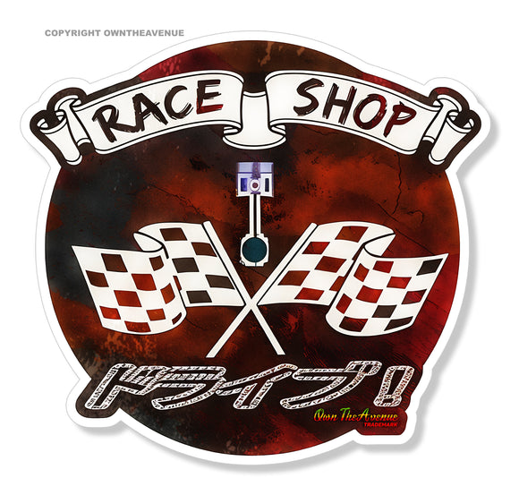 JDM Hot Rod Kanji Drifting Racing Vintage Style Race Shop Vinyl Sticker Decal