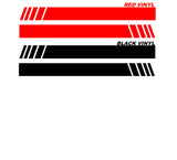2pcs Rear View Mirror Side Stripe Body Graphic Car Vinyl Decor Car Sticker Decals