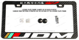 Rising Sun Japan Kanji JDM Racing Drifting Carbon Fiber License Plate Frame - OwnTheAvenue
