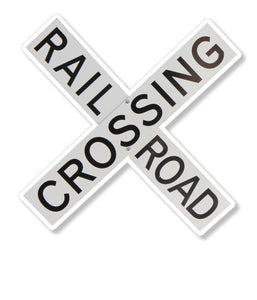 Railroad Crossing Sign Car Truck Window Bumper Laptop Cup Cooler Sticker Decal - OwnTheAvenue