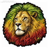 2Pcs Lion Rastafarian Rasta African Lion Vinyl Decal Stickers 4.25" Each - OwnTheAvenue