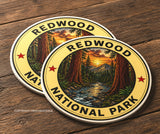 2 Pack - Redwood National Park Souvenir Vinyl Sticker Decals 4"