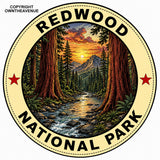 2 Pack - Redwood National Park Souvenir Vinyl Sticker Decals 4"