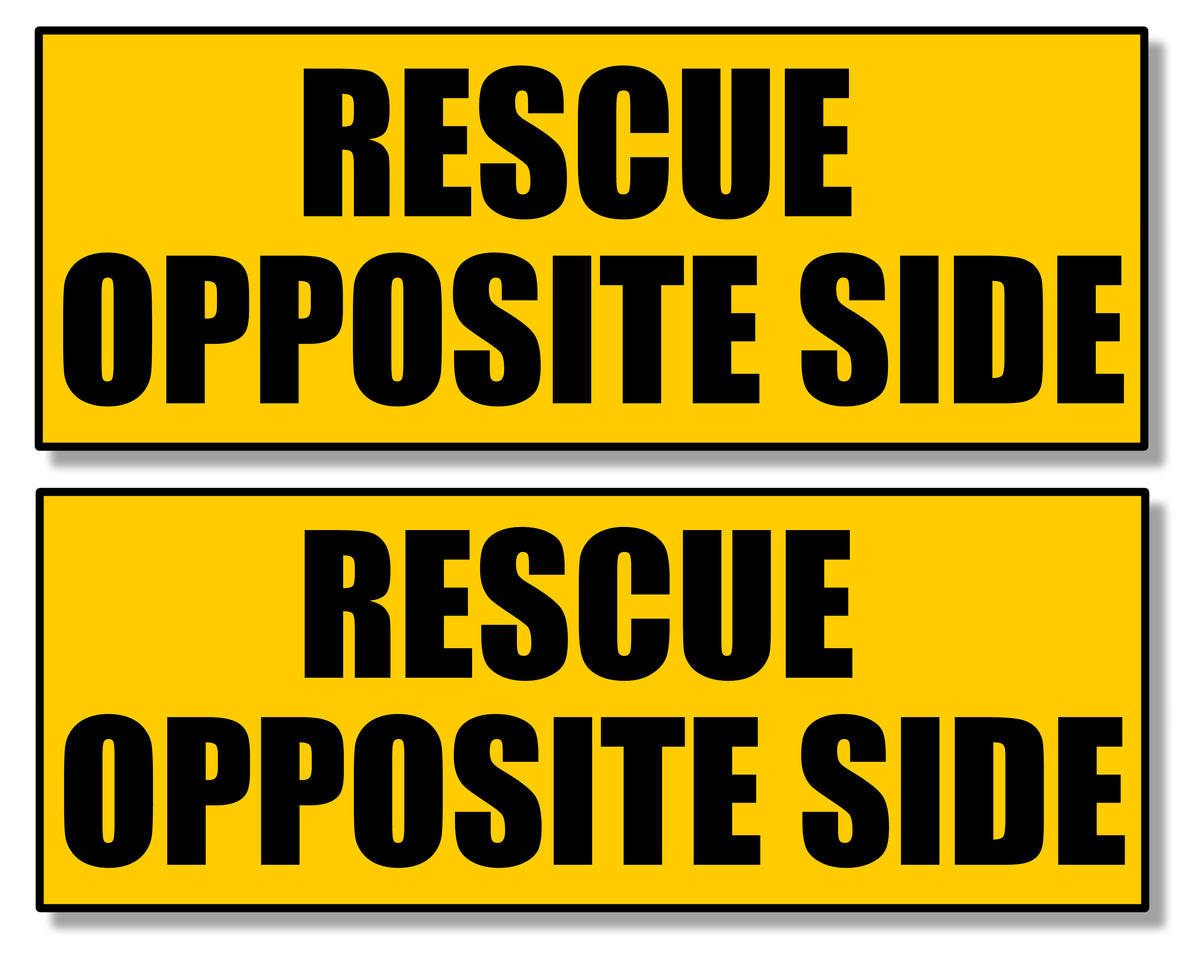 x2 airplane aircraft airport pilot rescue opposite side Sticker Decals