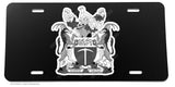 Rhodesia Rhodesian Coat of Arms Flag Subdued Metal Auto License Plate - OwnTheAvenue