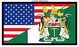 Rhodesia Rhodesian USA American Flag Vinyl Sticker Decal 3.5" - OwnTheAvenue